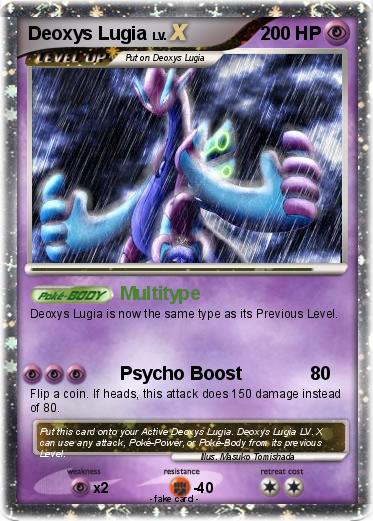 Pokemon Deoxys Lugia