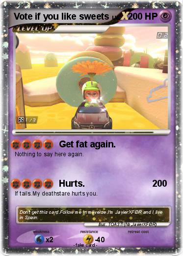 Pokemon Vote if you like sweets