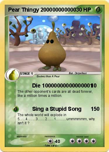 Pokemon Pear Thingy 200000000000