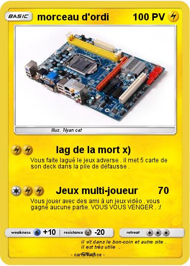 Pokemon morceau d'ordi