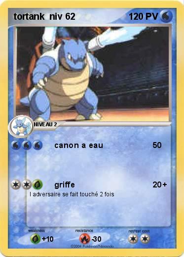 Pokemon tortank  niv 62