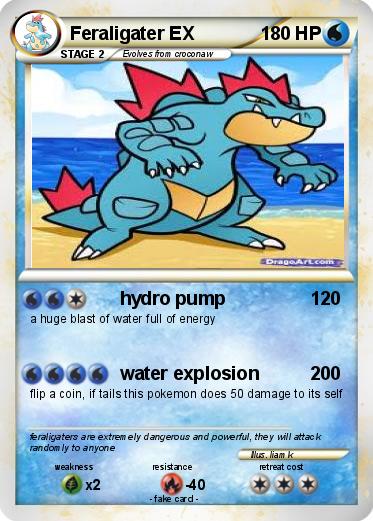 Pokemon Feraligater EX