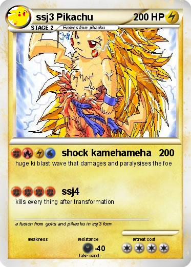 Pokemon ssj3 Pikachu