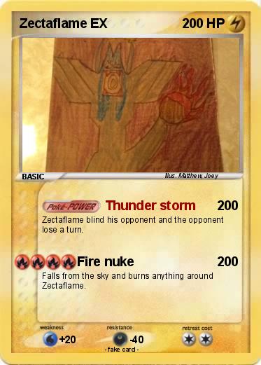 Pokemon Zectaflame EX