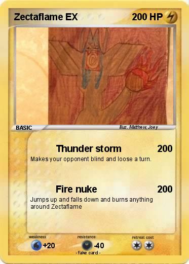 Pokemon Zectaflame EX
