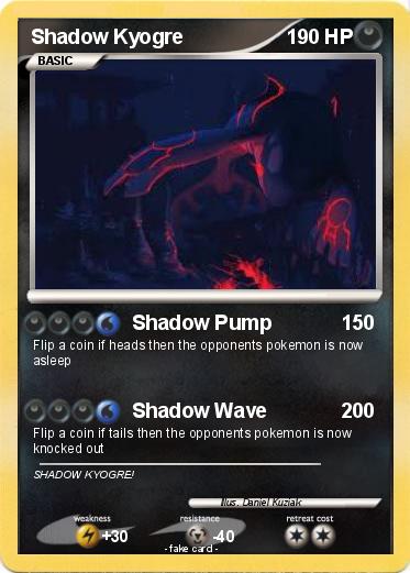 Pokemon Shadow Kyogre