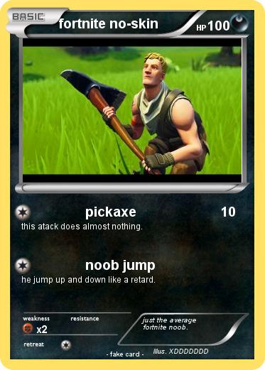 Pokemon fortnite no-skin