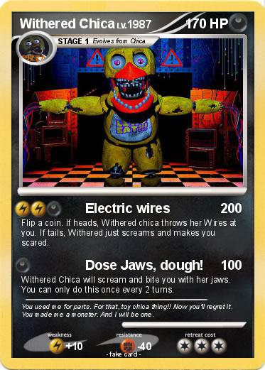 Pokemon Withered Chica