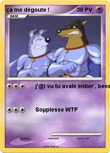 Pokemon ça me dégoute !