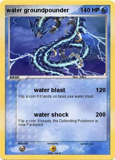 Pokemon water groundpounder