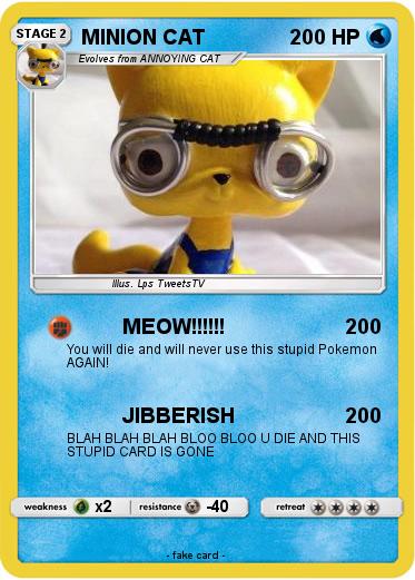 Pokemon MINION CAT