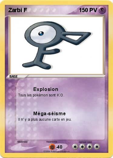 Pokemon Zarbi F