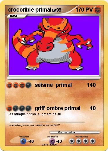 Pokemon crocorible primal