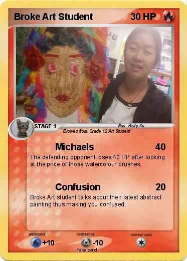 Pokemon Broke Art Student