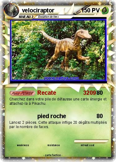 Pokemon velociraptor