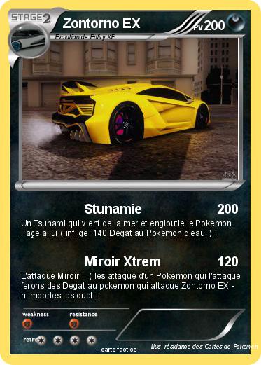 Pokemon Zontorno EX