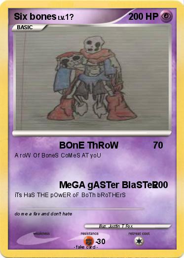 Pokemon Six bones