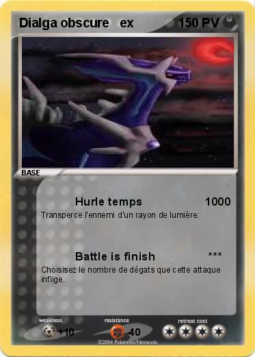 Pokemon Dialga obscure   ex