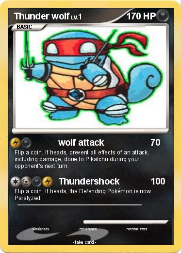 Pokemon Thunder wolf