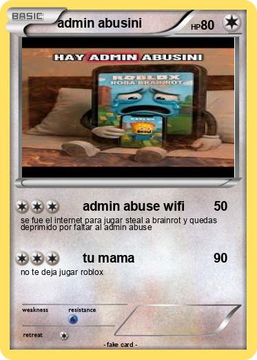 Pokemon admin abusini
