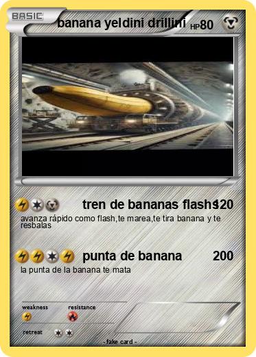 Pokemon banana yeldini drillini