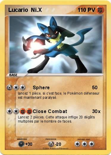 Pokemon Lucario  Ni.X                             