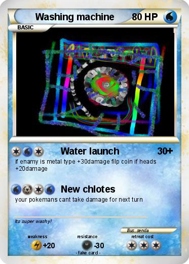 Pokemon Washing machine