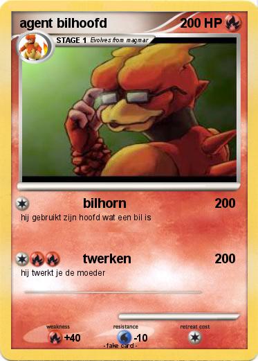 Pokemon agent bilhoofd