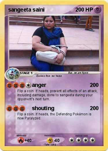 Pokemon sangeeta saini