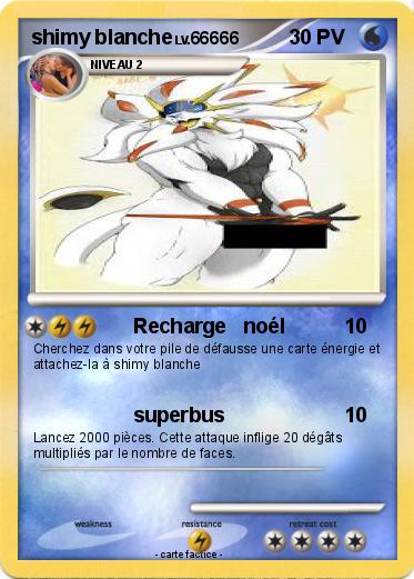 Pokemon shimy blanche