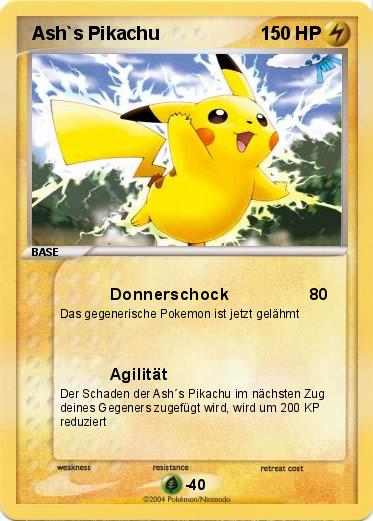 Pokemon  Ash`s Pikachu