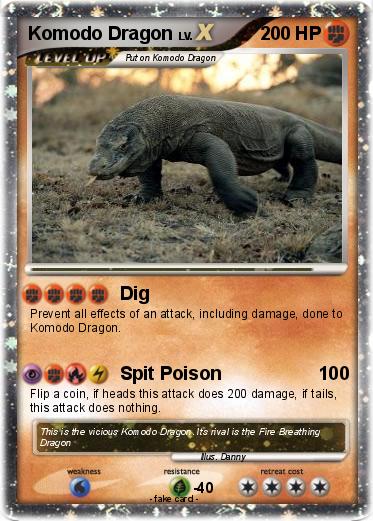 Pokemon Komodo Dragon