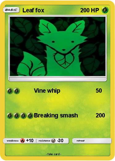 Pokemon Leaf fox