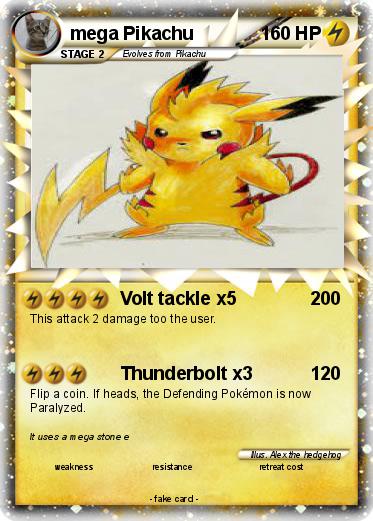 Pokemon mega Pikachu
