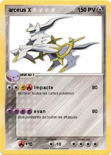 Pokemon arceus X