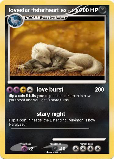 Pokemon lovestar +starheart ex