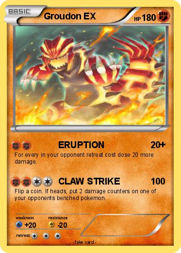 Pokemon Groudon EX