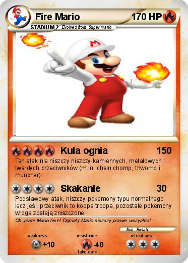 Pokemon Fire Mario