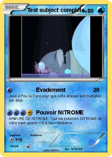 Pokemon Test subject complete