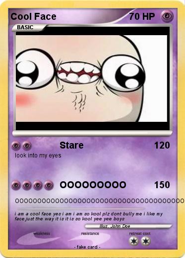 Pokemon Cool Face