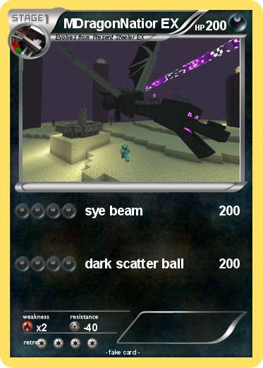 Pokemon MDragonNatior EX