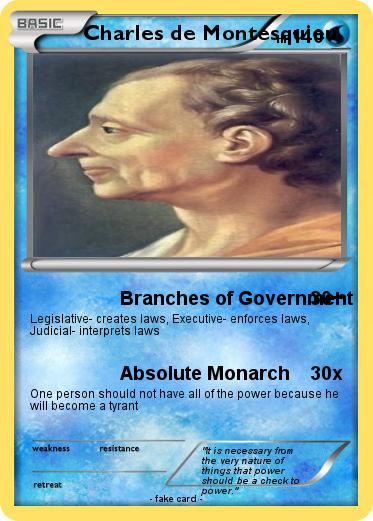 Pokemon Charles de Montesquieu