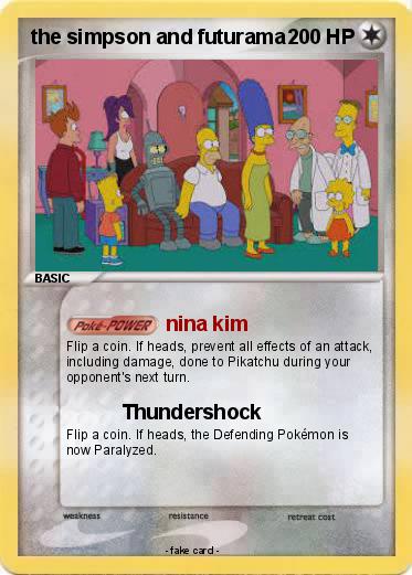 Pokemon the simpson and futurama
