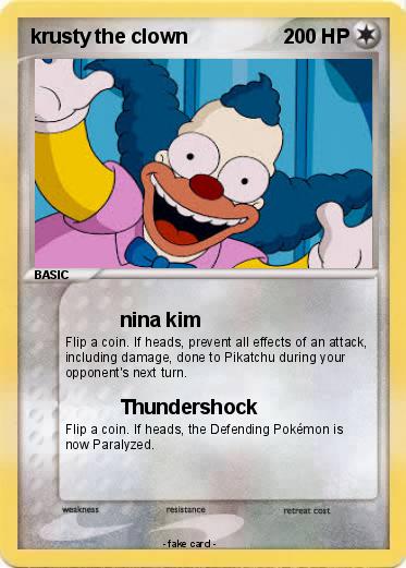 Pokemon krusty the clown