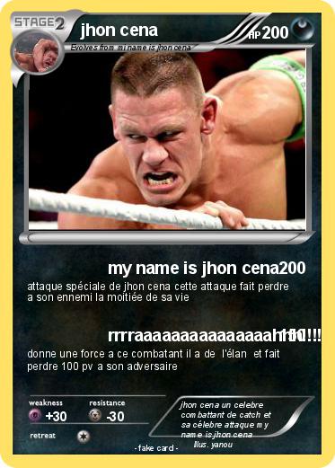 Pokemon jhon cena