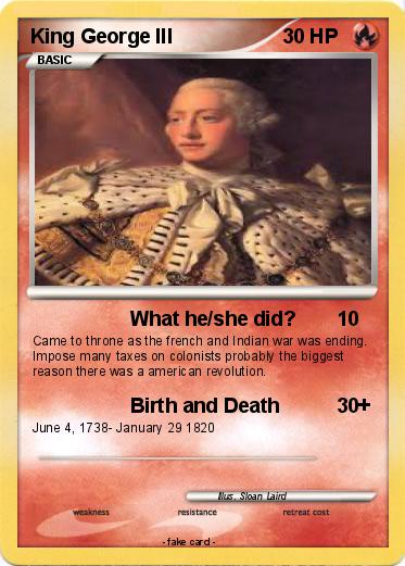 Pokemon King George III