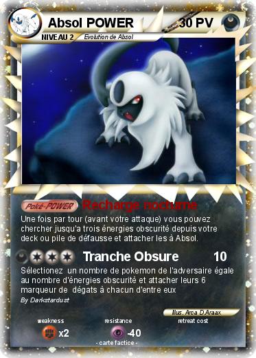 Pokemon Absol POWER