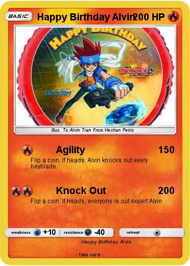 Pokemon Happy Birthday Alvin