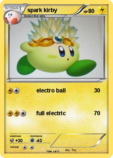 Pokemon spark kirby