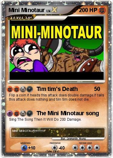 Pokemon Mini Minotaur